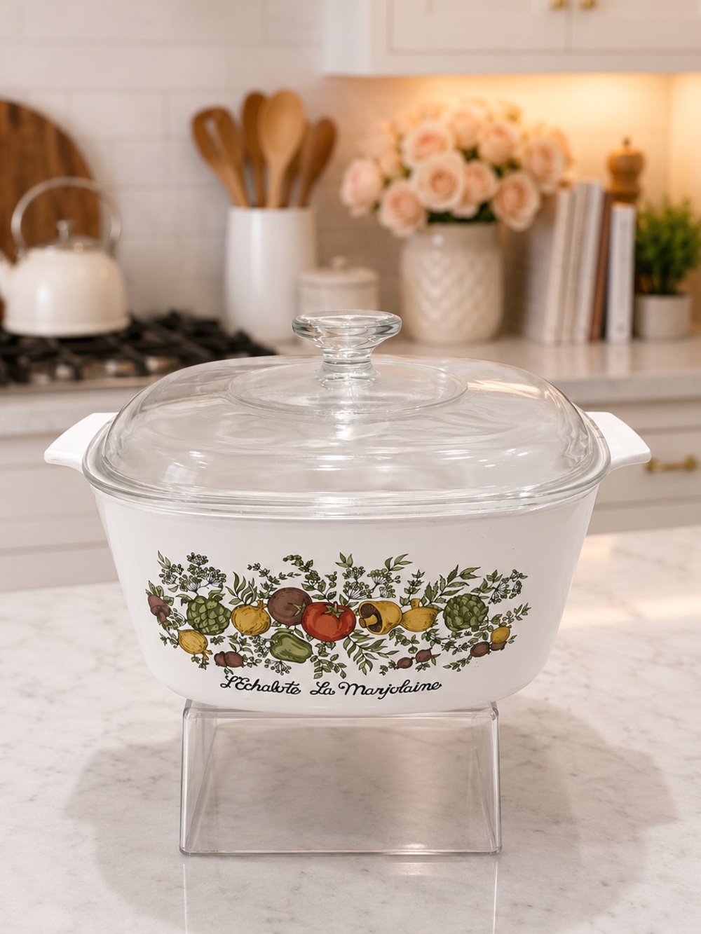 Vintage CorningWare “Spice of Life” 3Qt Lidded Casserole Dish | A-3-B | GUC